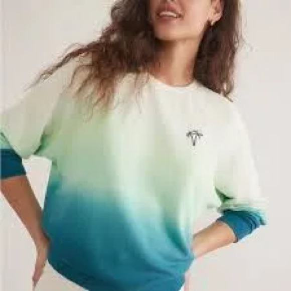 Marine Layer Vintage Terry Ombre Sweatshirt, Sz Xs.